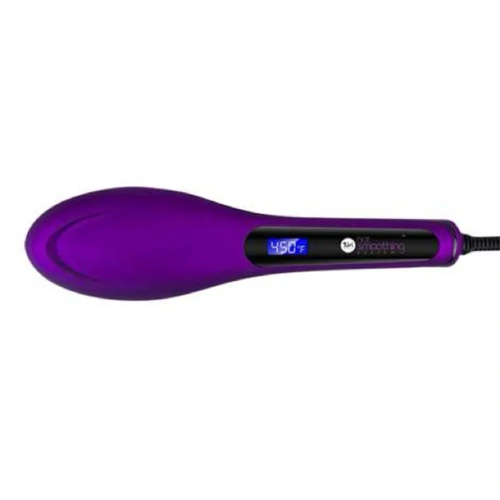 Tiri Pro Digital Hot Brush Smoothing System Boysenberry Purple NEW